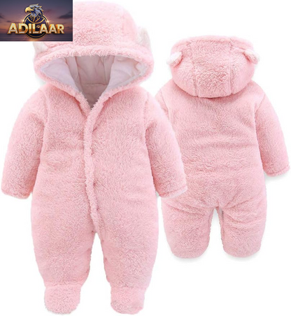 XMWEALTHY Unisex Infant Winter Coats - Adorable Newborn Jumpsuit Snowsuit for Baby Essentials Registry