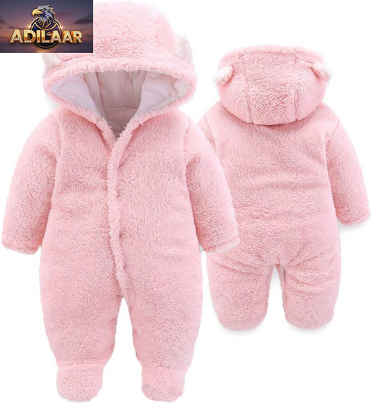 XMWEALTHY Unisex Infant Winter Coats - Adorable Newborn Jumpsuit Snowsuit for Baby Essentials Registry