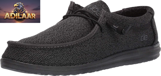 HEYDUDE Women's Wendy Canvas Slip-On Loafers - Comfortable and Lightweight Footwear